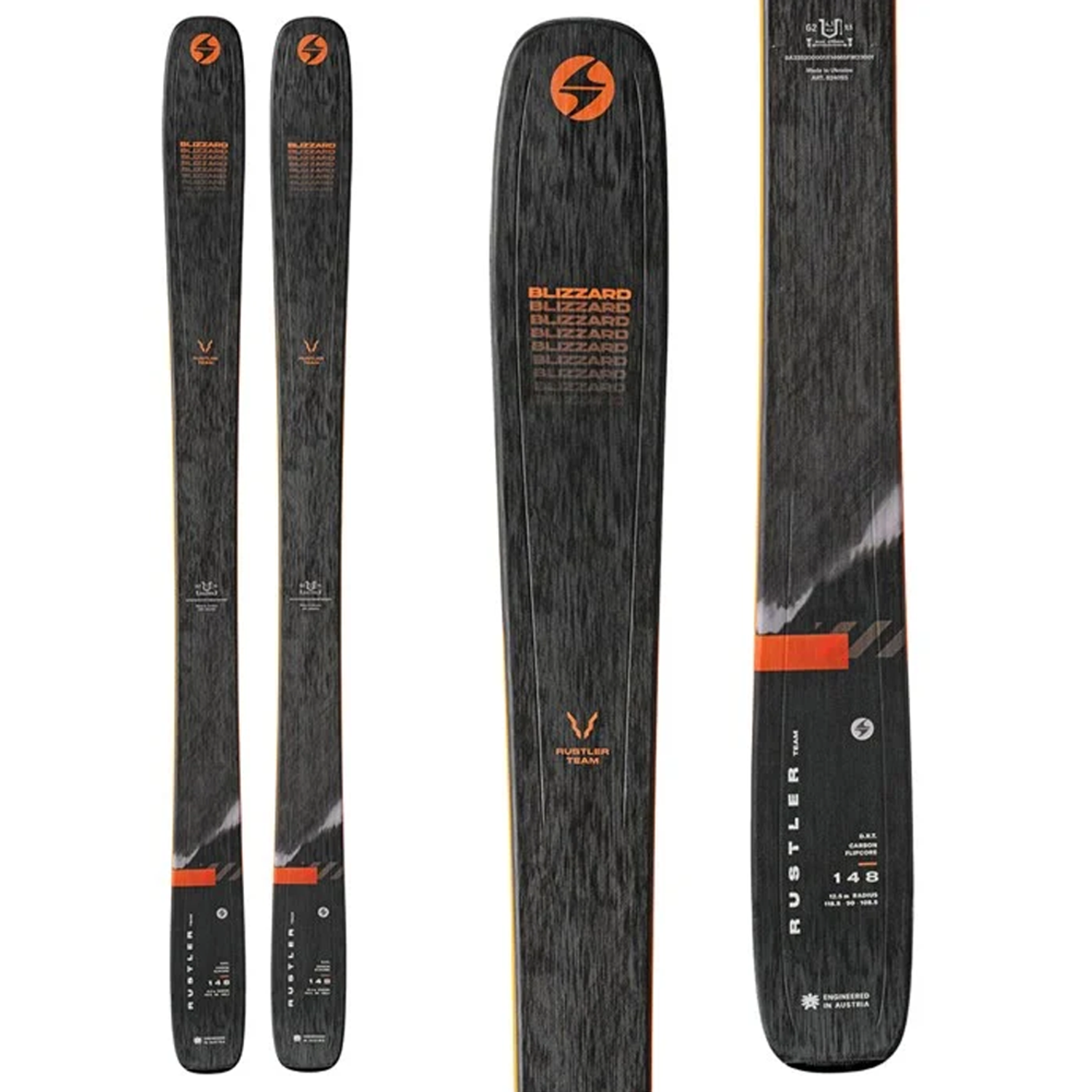 Blizzard Rustler 9 ＆ Attack 14 【180cm】 2025 Blizzard Rustler 9 Skis with Tyrolia Attack 14 GW